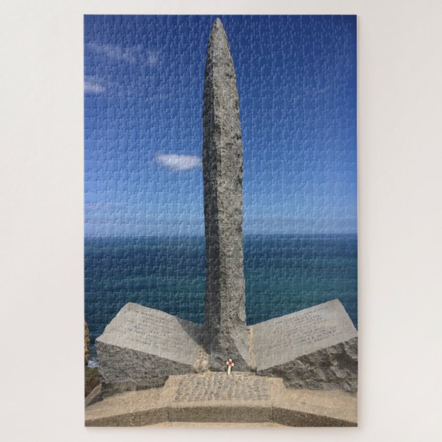 Pointe Du Hoc Memorial Normandy France Jigsaw Puzzle (Vertical)