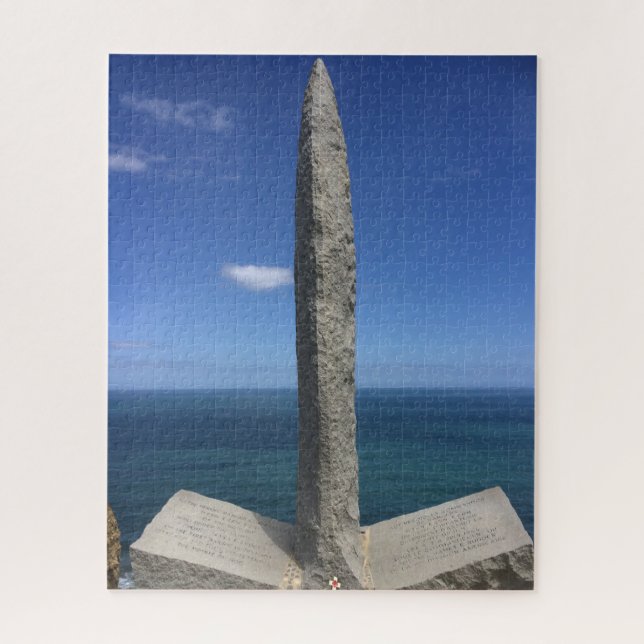 Pointe Du Hoc Memorial Normandy France Jigsaw Puzzle (Vertical)