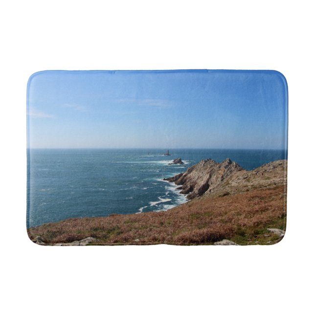 Pointe du Raz in Plogoff Bath Mat (Front)