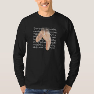 Pointe Shoe Ballet Terminology Back Print Dancer T-Shirt