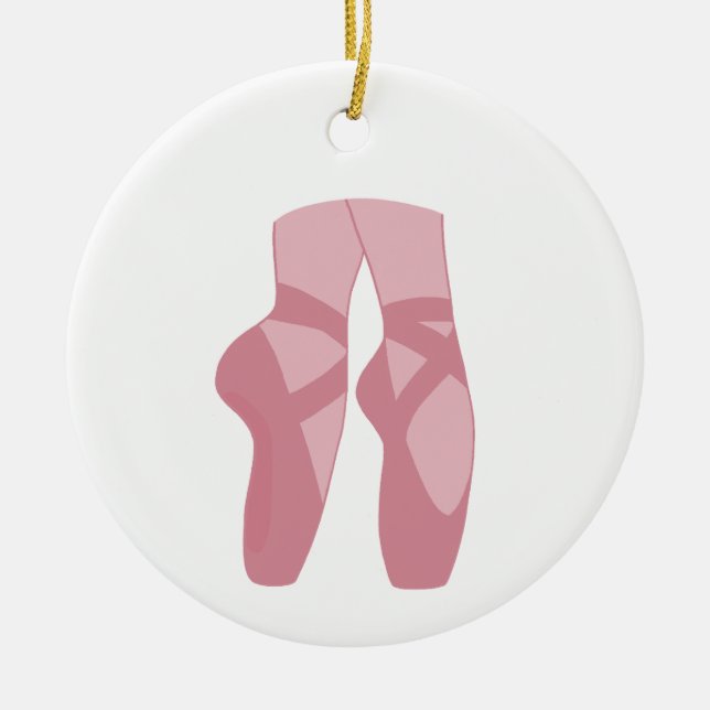 Pointe shoe ornament  (Front)