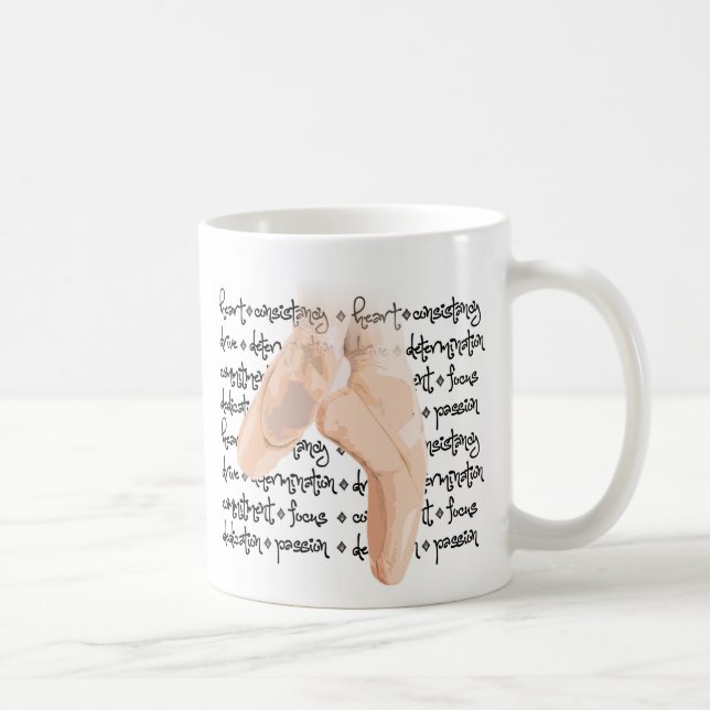 Pointe Shoes Ballet Coffee Mug (Right)