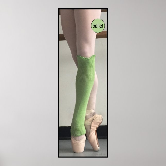 Pointe Shoes Ballet Poster (Front)