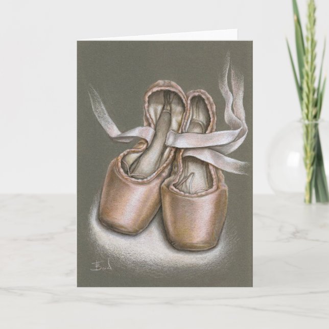 Pointe shoes card (Front)