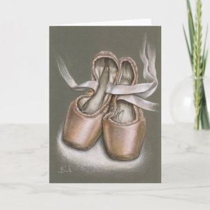 Pointe shoes card