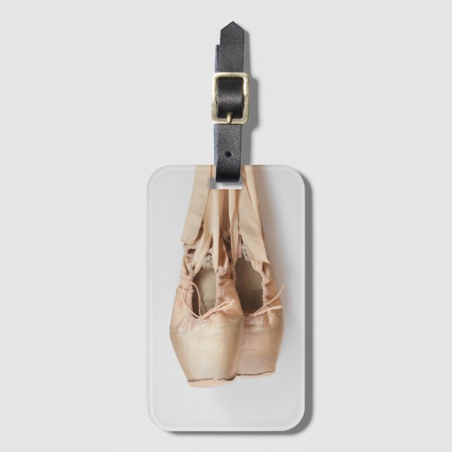 Pointe Shoes Luggage Tag (Front Vertical)