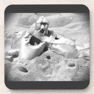 Pointe Shoes on the Beach Coaster