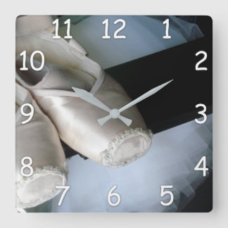 Pointe Show & Tutu Wall Clock for Ballet Dancers