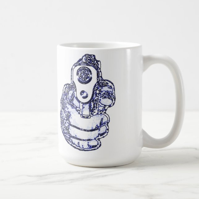 Pointed Gun Mug (Right)