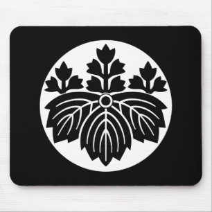 Pointed-leaf Paulownia with 53 blooms in rice cake Mouse Mat