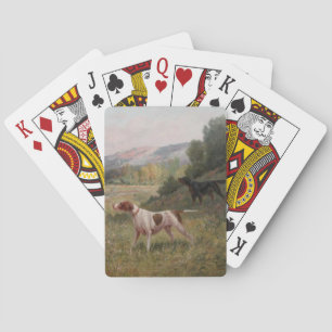 Pointer and Gordon Setter Playing Cards