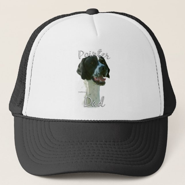 Pointer (blk) Dad 2 Trucker Hat (Front)