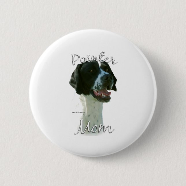 Pointer (blk) Mum 2 6 Cm Round Badge (Front)