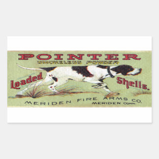 Pointer Decal Rectangular Sticker