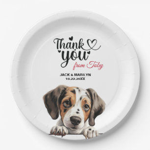 Pointer Dog Paper Plate