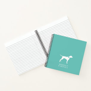 Pointer Dog Puppy English Setter Notebook