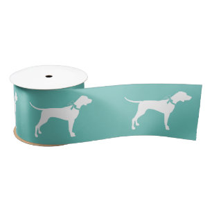 Pointer Dog Puppy English Setter Satin Ribbon