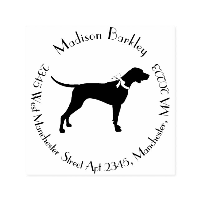 Pointer Dog Puppy English Setter Self-inking Stamp (Design)