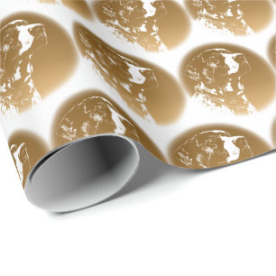 Pointer Dog Wrapping Paper Sporting Dog Gift Paper