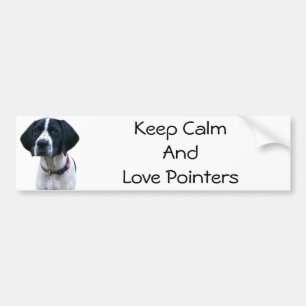 Pointer Love Bumper Sticker