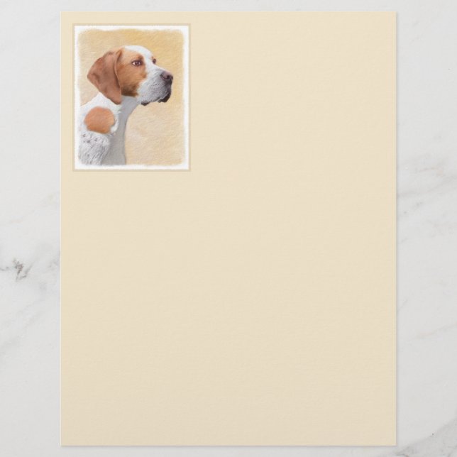 Pointer Painting - Cute Original Dog Art (Front)