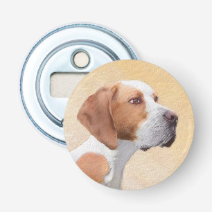 Pointer Painting - Cute Original Dog Art Bottle Opener
