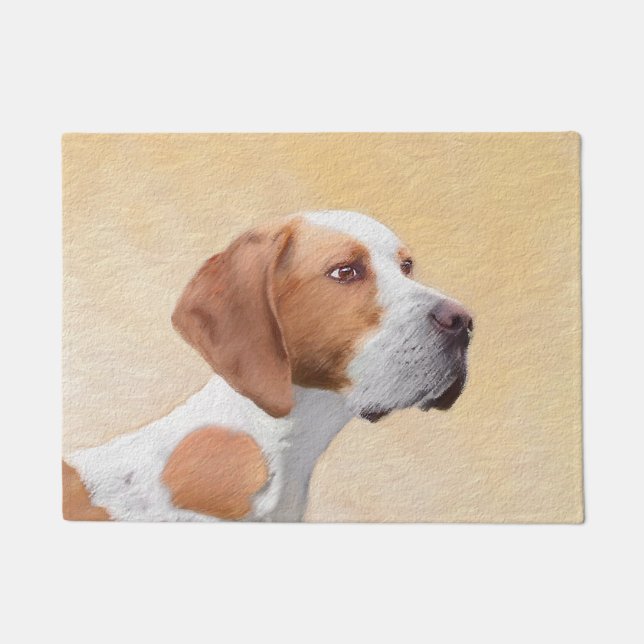 Pointer Painting - Cute Original Dog Art Doormat (Front)