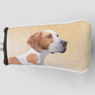Pointer Painting - Cute Original Dog Art Golf Head Cover
