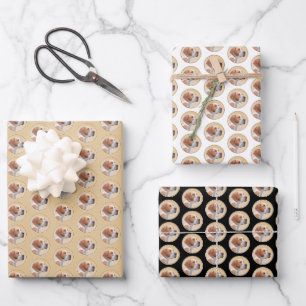 Pointer Painting - Cute Original Dog Art Wrapping Paper Sheet
