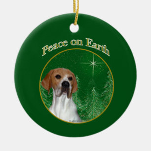 Pointer Peace Ceramic Tree Decoration