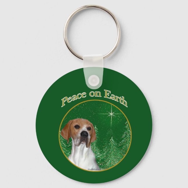Pointer Peace Key Ring (Front)