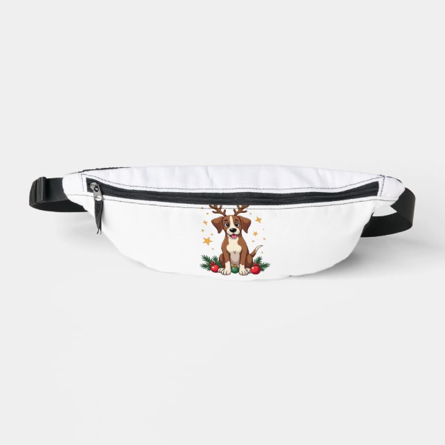 Pointer Reindeer Ears Bum Bags (Front)
