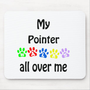 Pointer Walks Design Mouse Mat