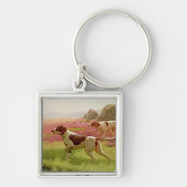 Pointers in a Landscape, 19th century Key Ring (Front)