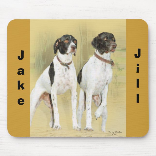 Pointers, Jake, Jill Mouse Mat (Front)