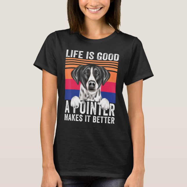 Pointers Makes Your Life Good Vintage T-Shirt (Front)