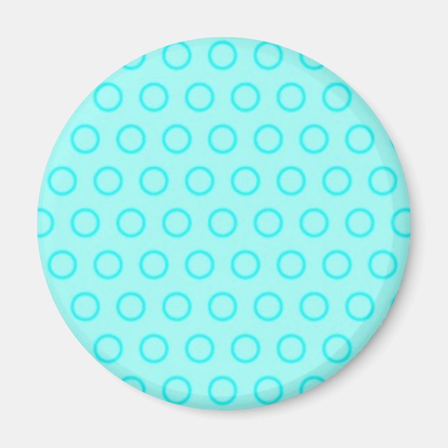 Points dots polka plucking magnet (Front)