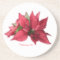 Pointsettia Sandstone Drink Coaster