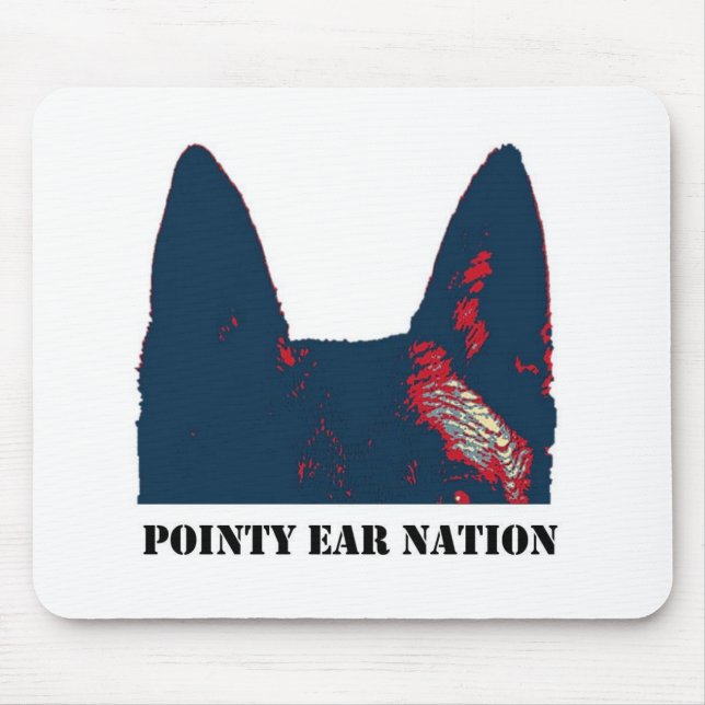 Pointy Ear Nation Mouse Mat (Front)