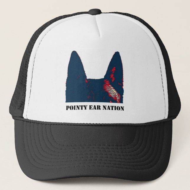 Pointy Ear Nation Trucker Hat (Front)