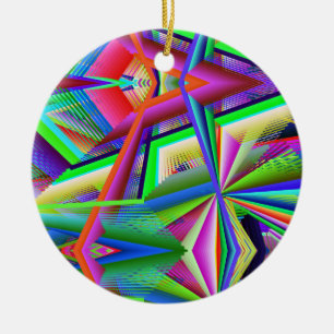 Pointy Mirrorfun Ceramic Tree Decoration