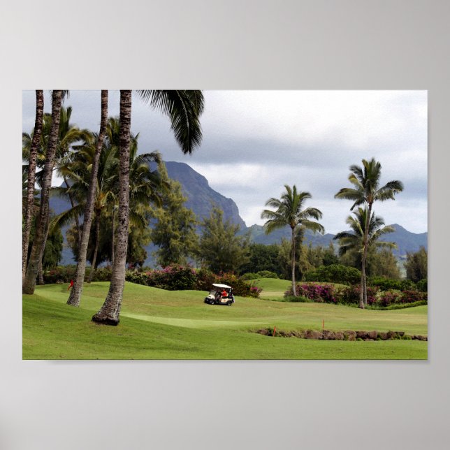 Poipu Bay Golf Course, Kauai, Hawaii Poster (Front)