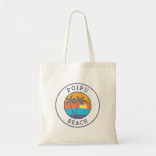 Poipu Beach, Kauai Faded Classic Style Tote Bag
