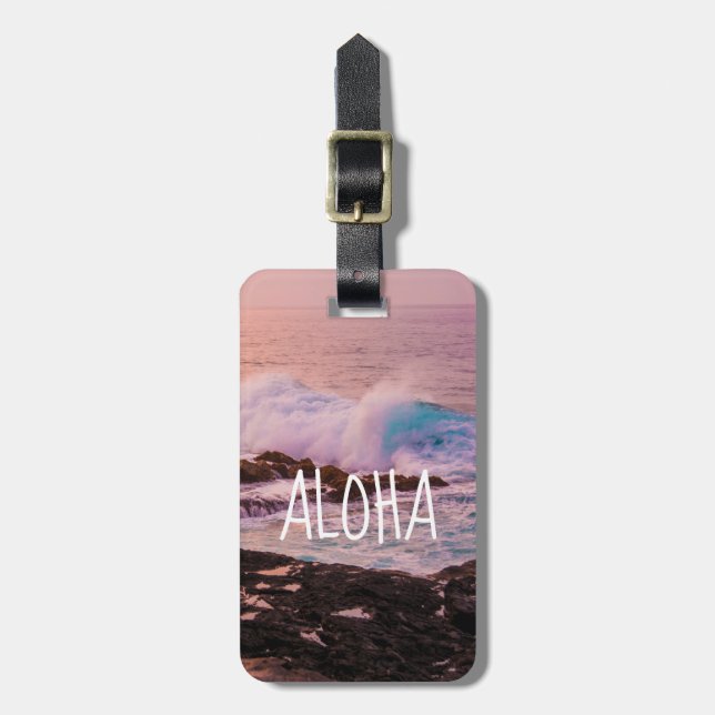 Poipu Sunrise, Kapaa, Kauai, Hawaii - Aloha Luggage Tag (Front Vertical)