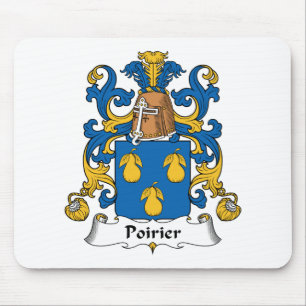 Poirier Family Crest Mouse Mat
