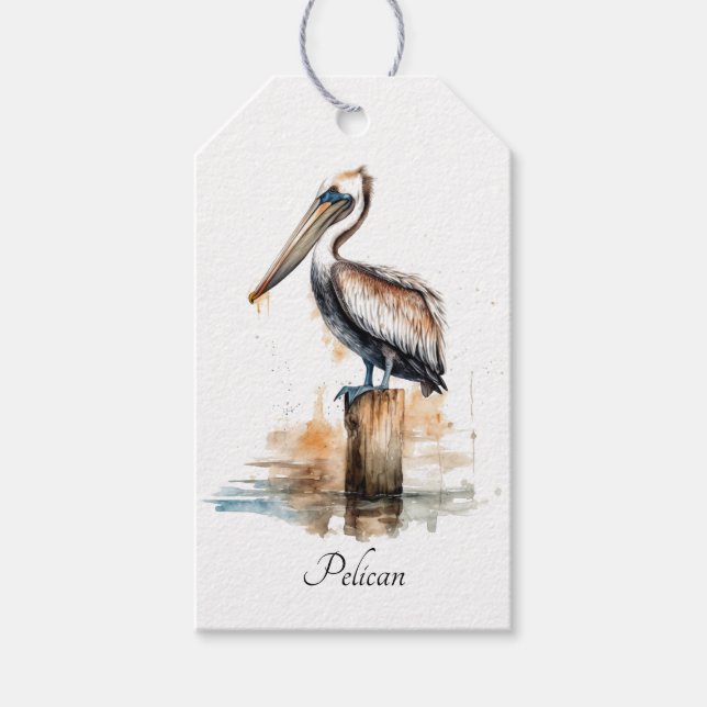 Poise of the Pelican  Gift Tags (Front)