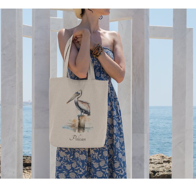 Poise of the Pelican Tote Bag (Creator Uploaded)