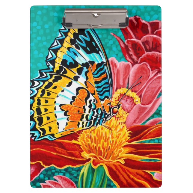 Poised Butterfly I Clipboard (Front)
