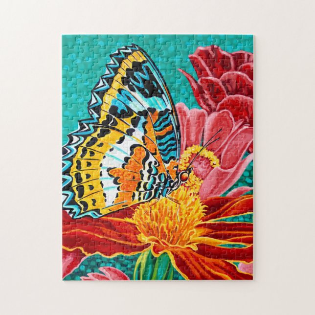 Poised Butterfly I Jigsaw Puzzle (Vertical)
