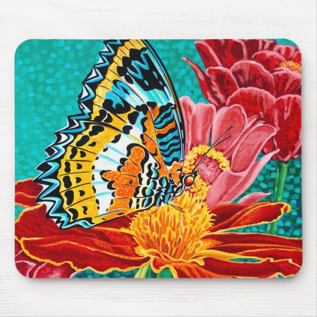 Poised Butterfly I Mouse Mat (Front)